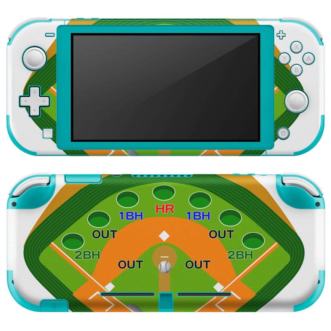 igsticker Nintendo Switch Lite 専用 デザインスキンシール 全面 ニンテンドー スイッチ ライト 専用 ゲーム機 カバー アクセサリー フィルム ステッカー エアフリー 001132 野球 おもちゃ