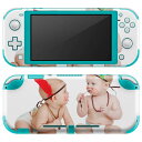 igsticker Nintendo Switch Lite 専用 デザインスキンシール 全面 ニンテンドー スイッチ ライト 専用 ゲーム機 カバー アクセサリー フィルム ステッカー エアフリー 001169 赤ちゃん インディアン(2)
