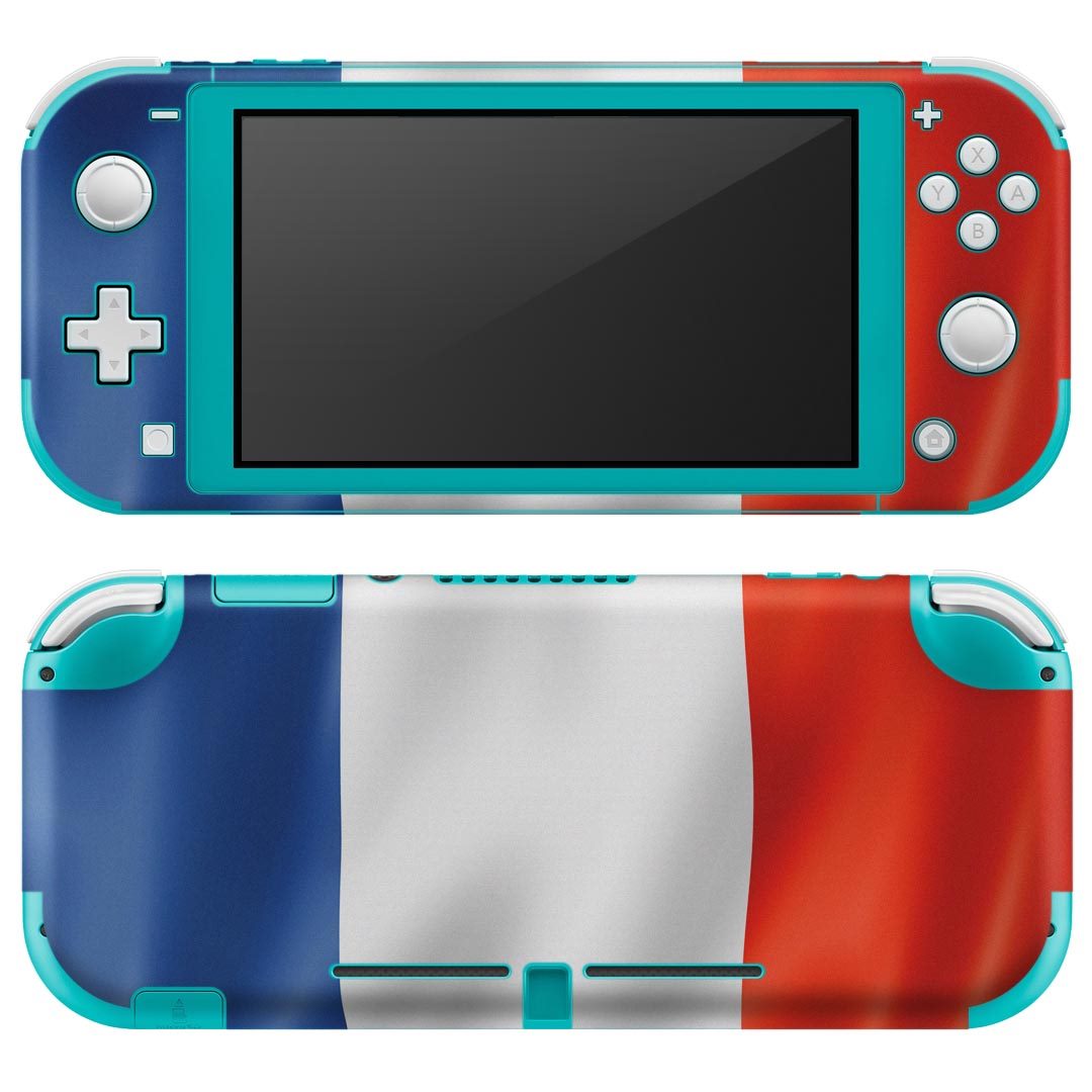 製品名 Nintendo Switch Lite専用 デザインスキンシール セット内容 Nintendo Switch Lite本体用スキンシール（裏表）各1枚 ※液晶側シールは2パーツに分かれていますニンテンドースイッチライト専用です。据え置き機のSwitch本体やJoyコンには対応していません。 商品特徴 3M社製の再剥離性シートを素材に採用し、細かな位置調整がしやすく貼り直しが容易です。また、エアフリーでもありますので気泡が簡単に逃げるので、キレイに貼ることができます。専用の業務プリンターを使い、商品画像と遜色のない美しい印刷仕上がり。 注意事項 画像はサンプルですので、ご覧の環境によっては多少色味に違いを感じる場合がございます。 イメージと違った、モニターと色味が異なるという理由での交換や返金はご対応出来かねます。スキンシールのみの販売で、ニンテンドースイッチ本体などは付属しません。シワができた場合、ドライヤーなどで軽く温め、外側に向けてシワを伸ばすように貼ってください。初回貼付時の位置調整や貼り直しは可能ですが、しっかりと押し付けて接着させた後の再剥離、再利用は保証しておりません。また接着部に油分や汚れが付着しますと角の部分は剥がれやすくなりますので、貼付時はあまり触れないようにご注意ください。無地のセミグロスシートにデザインをプリントした商品で、デコなどの加工はございません。 凹凸や光沢があるように見えたり布地や金属を素材にしたように見える商品もありますが、デザインの図版によるものです。印刷時に微妙な画像のズレが生じる場合がございます。ご注文後に1点1点制作する受注生産品の為、不良品以外のご返品や交換は固くお断りします。 商品発送 完全受注生産のハンドメイド商品となりますので、既製品と比べて発送までお時間を頂いています。 基本的に決済確認後2?3営業日、最大で10営業日での発送となります。繁忙期や休業日明けの場合はさらに時間がかかる場合があります。 その際には別途メールにてご連絡致します。メール便の場合、発送日から到着までに2?4日ほどかかる場合が多く、紛失などの保障もご対応できかねます。あらかじめご了承下さい。