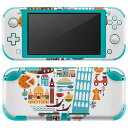 igsticker Nintendo Switch Lite 専用 デザインスキンシール 全面 ニンテンドー スイッチ ライト 専用 ゲーム機 カバー アクセサリー フィルム ステッカー エアフリー 001187 ハート 街 イタリア