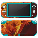 igsticker Nintendo Switch Lite 専用 デザインスキンシール 全面 ニンテンドー スイッチ ライト 専用 ゲーム機 カバー アクセサリー フィルム ステッカー エアフリー 001252 紅葉 秋