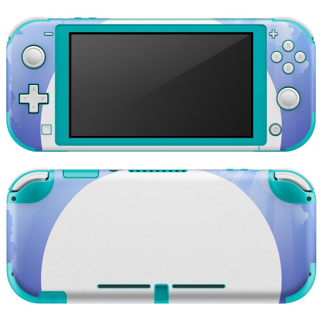 igsticker Nintendo Switch Lite 専用 デザインスキンシール 全面 ニンテンドー スイッチ ライト 専用 ゲーム機 カバー アクセサリー フィルム ステッカー エアフリー 001262 月　太陽　宇宙
