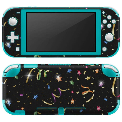 igsticker Nintendo Switch Lite 専用 デザインスキンシール 全面 ニンテンドー スイッチ ライト 専用 ゲーム機 カバー アクセサリー フィルム ステッカー エアフリー 001276 キラキラ クラッカー 星 igsticker Nintendo Switch Lite 専用 デザインスキンシール 全面 ニンテンドー スイッチ ライト 専用 ゲーム機 カバー アクセサリー フィルム ステッカー エアフリー 001276 キラキラ クラッカー 星