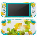 igsticker Nintendo Switch Lite 専用 デザインスキンシール 全面 ニンテンドー スイッチ ライト 専用 ゲーム機 カバー アクセサリー フィルム ステッカー エアフリー 001277 紅葉 秋 銀杏
