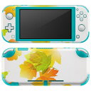 igsticker Nintendo Switch Lite 専用 デザインスキンシール 全面 ニンテンドー スイッチ ライト 専用 ゲーム機 カバー アクセサリー フィルム ステッカー エアフリー 001278 紅葉 秋 銀杏