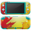 igsticker Nintendo Switch Lite 専用 デザインスキンシール 全面 ニンテンドー スイッチ ライト 専用 ゲーム機 カバー アクセサリー フィルム ステッカー エアフリー 001283 紅葉 秋