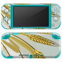 igsticker Nintendo Switch Lite 専用 デザインスキンシール 全面 ニンテンドー スイッチ ライト 専用 ゲーム機 カバー アクセサリー フィルム ステッカー エアフリー 001295 麦 秋 植物