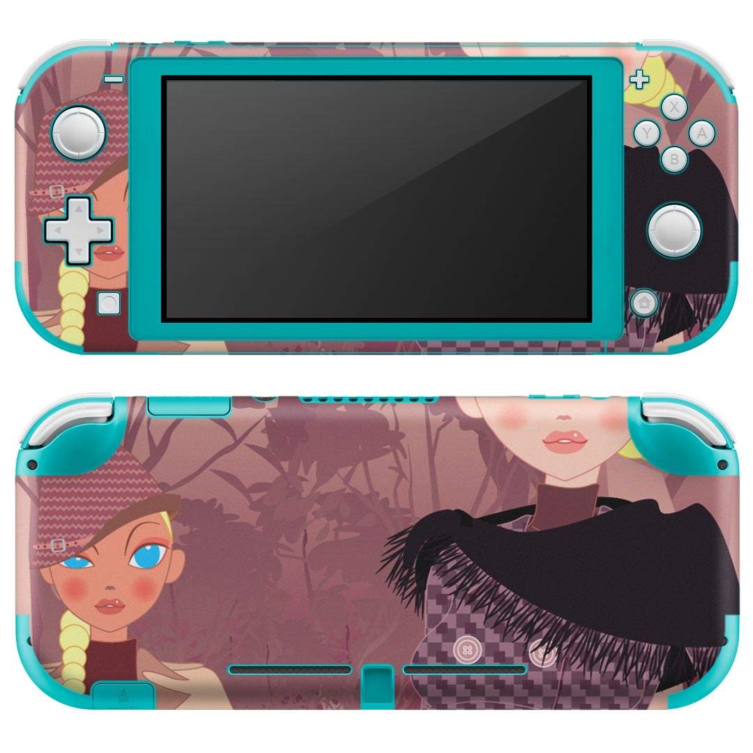 igsticker Nintendo Switch Lite 専用 デザインスキンシール 全面 ニンテンドー スイッチ ライト 専用 ゲーム機 カバー アクセサリー フィルム ステッカー エアフリー 001297 ファッション お洒落