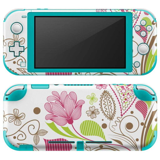 igsticker Nintendo Switch Lite 専用 デザインスキンシール 全面 ニンテンドー スイッチ ライト 専用 ゲーム機 カバー アクセサリー フィルム ステッカー エアフリー 001304 花 カラフル igsticker Nintendo Switch Lite 専用 デザインスキンシール 全面 ニンテンドー スイッチ ライト 専用 ゲーム機 カバー アクセサリー フィルム ステッカー エアフリー 001304 花 カラフル