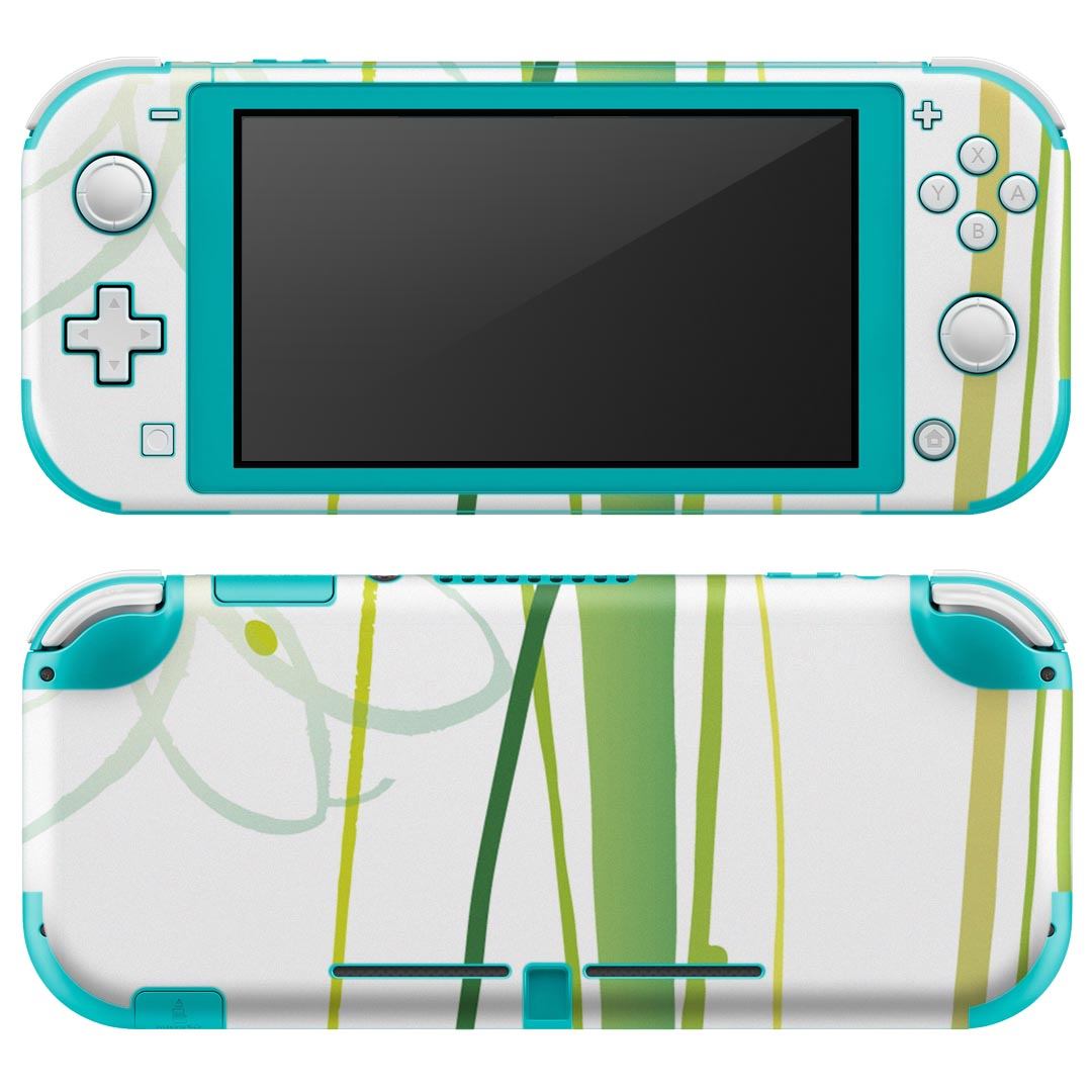 igsticker Nintendo Switch Lite 専用 デザインスキンシール 全面 ニンテンドー スイッチ ライト 専用 ゲーム機 カバー アクセサリー フィルム ステッカー エアフリー 001313 花　植物