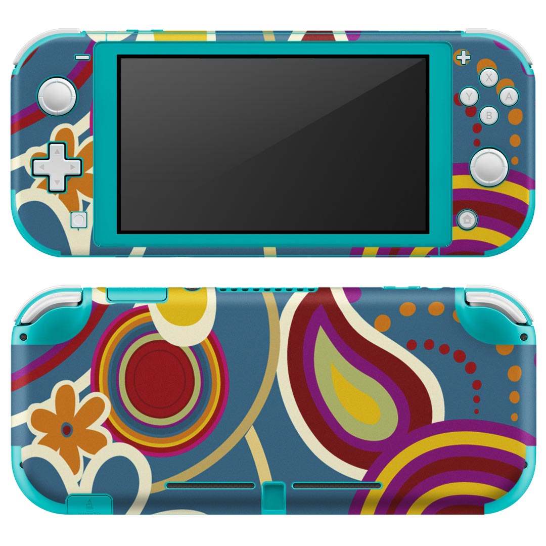 igsticker Nintendo Switch Lite 専用 デザインスキンシール 全面 ニンテンドー スイッチ ライト 専用 ゲーム機 カバー アクセサリー フィルム ステッカー エアフリー 001324 花　植物