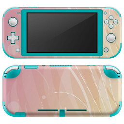 igsticker Nintendo Switch Lite 専用 デザインスキンシール 全面 ニンテンドー スイッチ ライト 専用 ゲーム機 カバー アクセサリー フィルム ステッカー エアフリー 001325 ピンク　模様