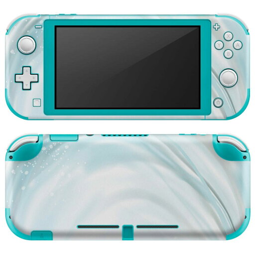 igsticker Nintendo Switch Lite 専用 デザインスキンシール 全面 ニンテンドー スイッチ ライト 専用 ゲーム機 カバー アクセサリー フィルム ステッカー エアフリー 001378 水 igsticker Nintendo Switch Lite 専用 デザインスキンシール 全面 ニンテンドー スイッチ ライト 専用 ゲーム機 カバー アクセサリー フィルム ステッカー エアフリー 001378 水
