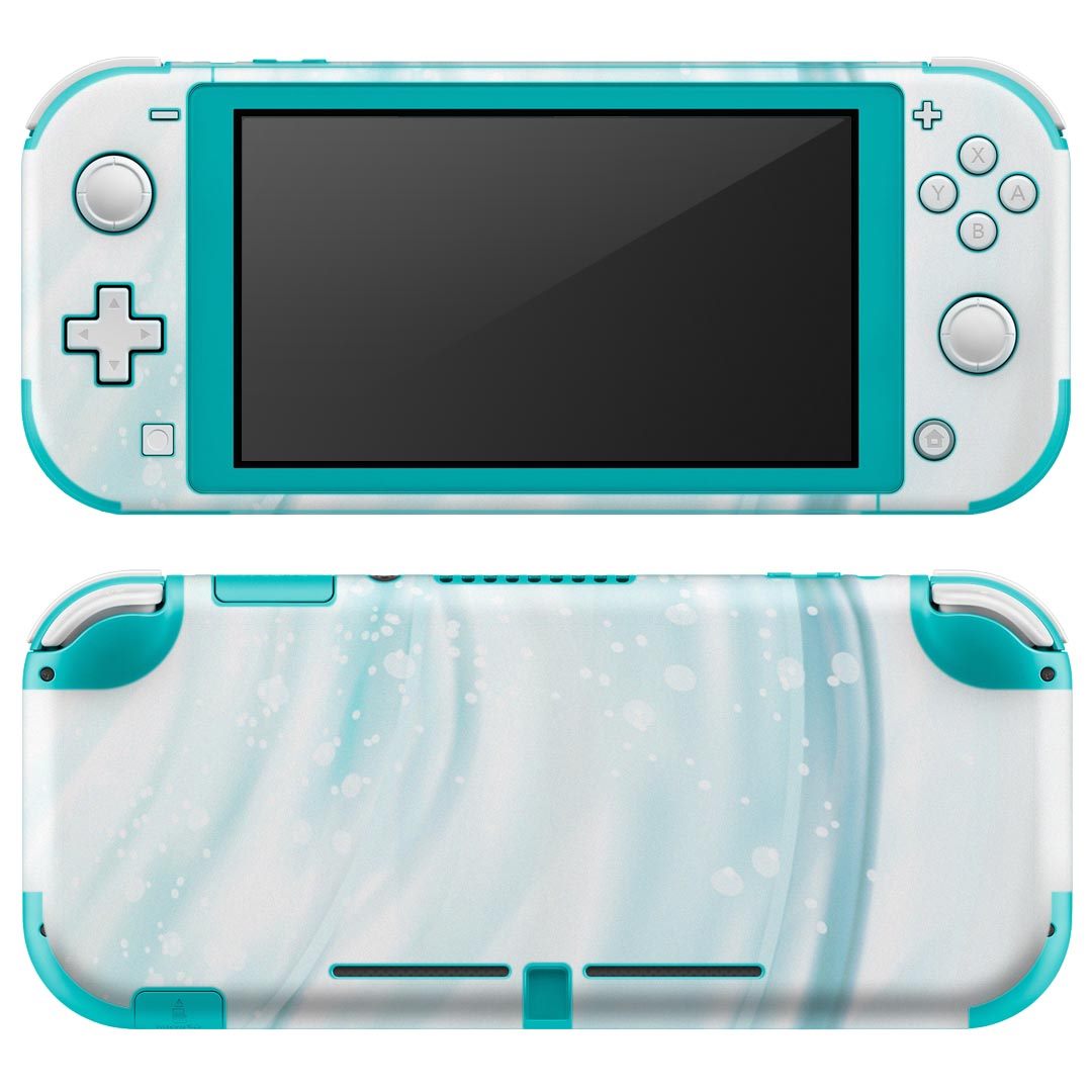 igsticker Nintendo Switch Lite 専用 デザインスキンシール 全面 ニンテンドー スイッチ ライト 専用 ゲーム機 カバー アクセサリー フィルム ステッカー エアフリー 001379 水
