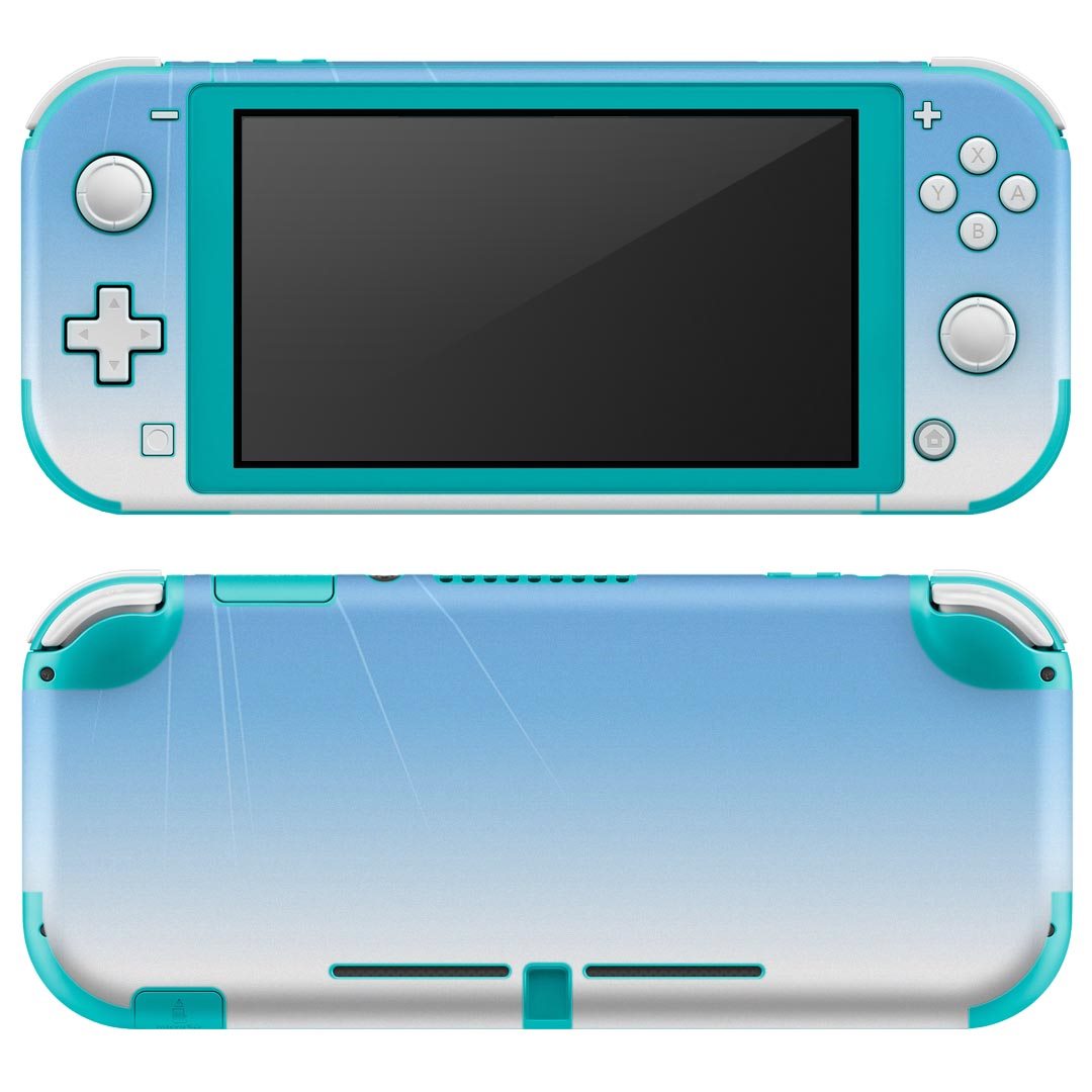 igsticker Nintendo Switch Lite 専用 デザインスキンシール 全面 ニンテンドー スイッチ ライト 専用 ゲーム機 カバー アクセサリー フィルム ステッカー エアフリー 001425 海　砂浜　太陽