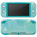 igsticker Nintendo Switch Lite 専用 デザインスキンシール 全面 ニンテンドー スイッチ ライト 専用 ゲーム機 カバー アクセサリー フィルム ステッカー エアフリー 001436 雪の結晶　冬　シャボン玉