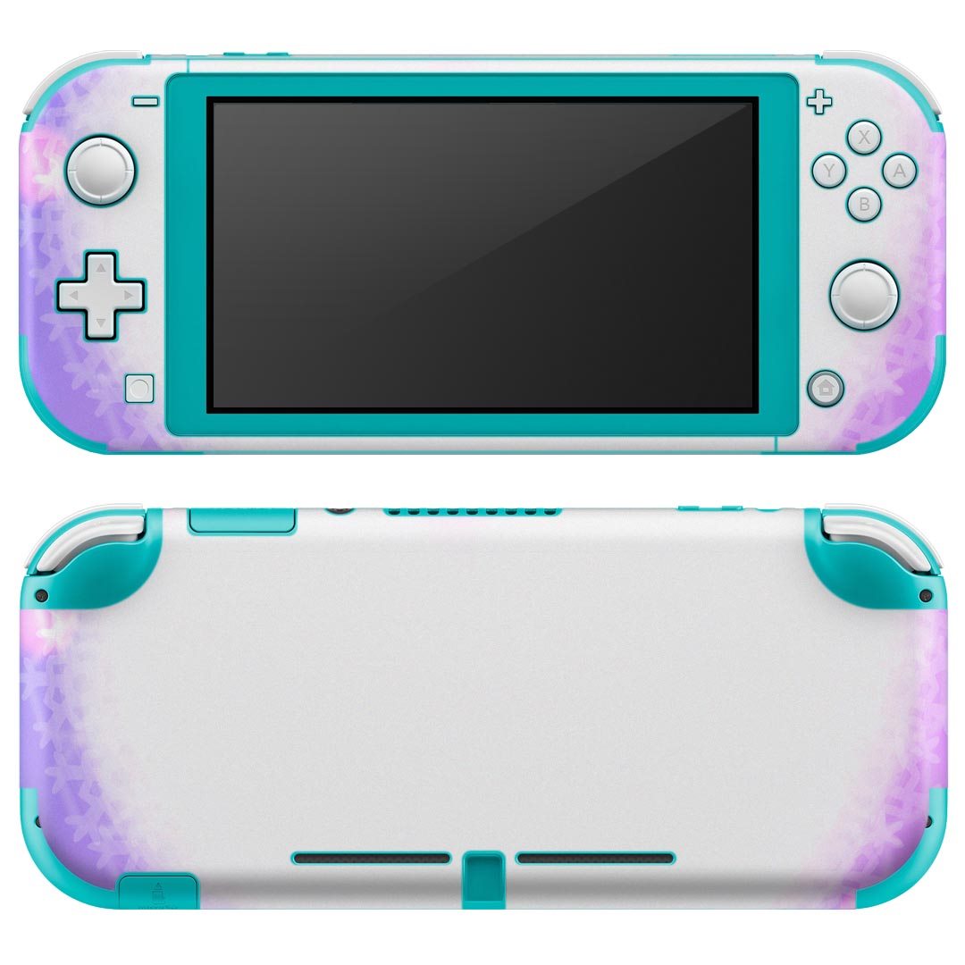 igsticker Nintendo Switch Lite 専用 デザインスキンシール 全面 ニンテンドー スイッチ ライト 専用 ゲーム機 カバー アクセサリー フィルム ステッカー エアフリー 001458 雪 冬 ハート