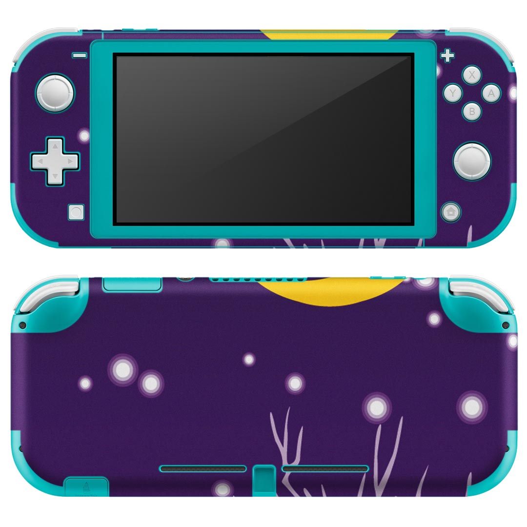 igsticker Nintendo Switch Lite 専用 デザインスキンシール 全面 ニンテンドー スイッチ ライト 専用 ゲーム機 カバー アクセサリー フィルム ステッカー エアフリー 001477 雪 冬
