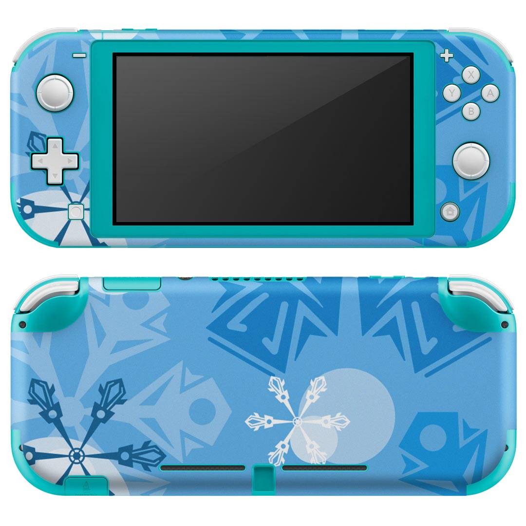 製品名 Nintendo Switch Lite専用 デザインスキンシール セット内容 Nintendo Switch Lite本体用スキンシール（裏表）各1枚 ※液晶側シールは2パーツに分かれていますニンテンドースイッチライト専用です。据え置き機のSwitch本体やJoyコンには対応していません。 商品特徴 3M社製の再剥離性シートを素材に採用し、細かな位置調整がしやすく貼り直しが容易です。また、エアフリーでもありますので気泡が簡単に逃げるので、キレイに貼ることができます。専用の業務プリンターを使い、商品画像と遜色のない美しい印刷仕上がり。 注意事項 画像はサンプルですので、ご覧の環境によっては多少色味に違いを感じる場合がございます。 イメージと違った、モニターと色味が異なるという理由での交換や返金はご対応出来かねます。スキンシールのみの販売で、ニンテンドースイッチ本体などは付属しません。シワができた場合、ドライヤーなどで軽く温め、外側に向けてシワを伸ばすように貼ってください。初回貼付時の位置調整や貼り直しは可能ですが、しっかりと押し付けて接着させた後の再剥離、再利用は保証しておりません。また接着部に油分や汚れが付着しますと角の部分は剥がれやすくなりますので、貼付時はあまり触れないようにご注意ください。無地のセミグロスシートにデザインをプリントした商品で、デコなどの加工はございません。 凹凸や光沢があるように見えたり布地や金属を素材にしたように見える商品もありますが、デザインの図版によるものです。印刷時に微妙な画像のズレが生じる場合がございます。ご注文後に1点1点制作する受注生産品の為、不良品以外のご返品や交換は固くお断りします。 商品発送 完全受注生産のハンドメイド商品となりますので、既製品と比べて発送までお時間を頂いています。 基本的に決済確認後2?3営業日、最大で10営業日での発送となります。繁忙期や休業日明けの場合はさらに時間がかかる場合があります。 その際には別途メールにてご連絡致します。メール便の場合、発送日から到着までに2?4日ほどかかる場合が多く、紛失などの保障もご対応できかねます。あらかじめご了承下さい。