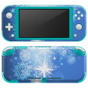 igsticker Nintendo Switch Lite 専用 デザインスキンシール 全面 ニンテンドー スイッチ ライト 専用 ゲーム機 カバー アクセサリー フィルム ステッカー エアフリー 001514 冬　雪