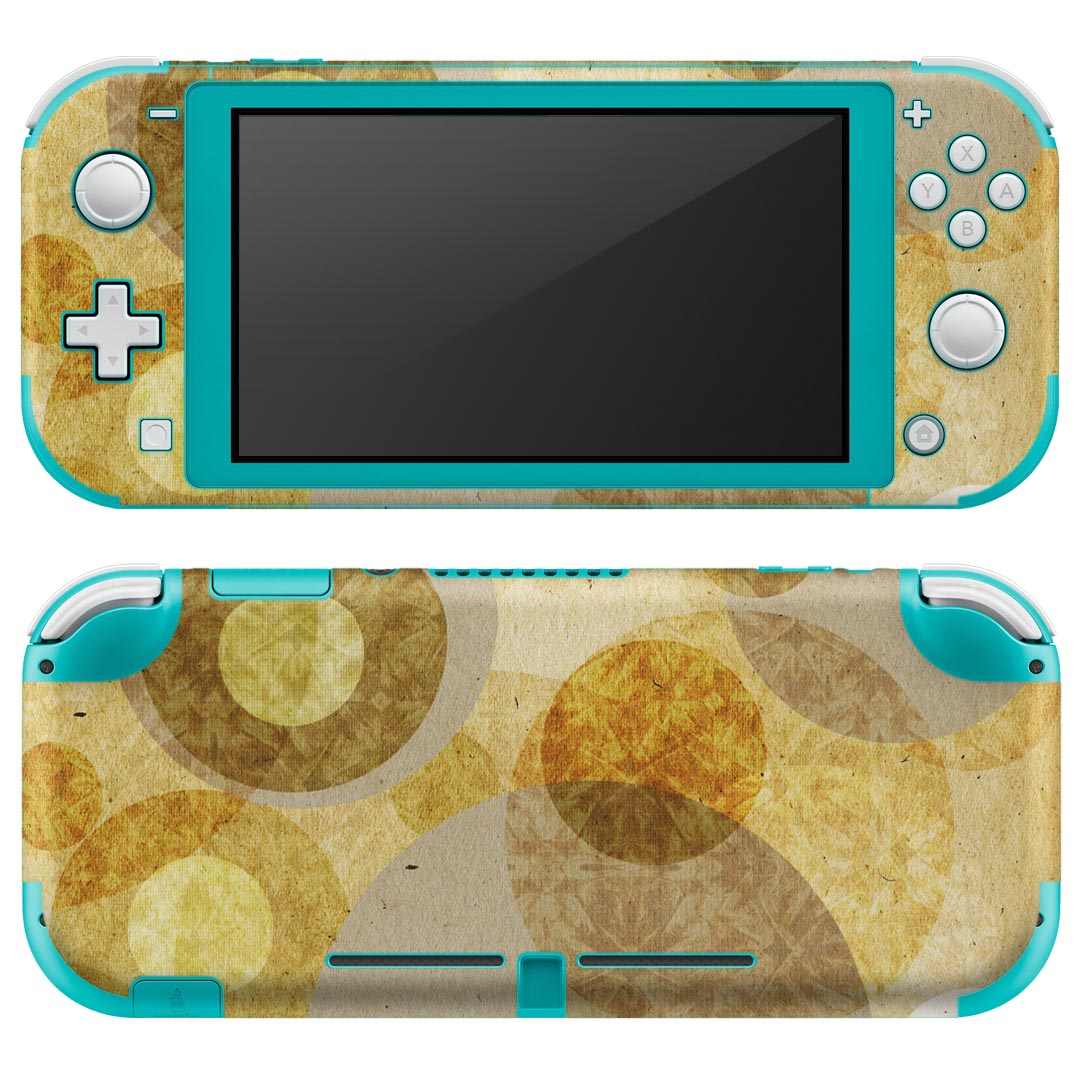 igsticker Nintendo Switch Lite 専用 デザインスキンシール 全面 ニンテンドー スイッチ ライト 専用 ゲーム機 カバー アクセサリー フィルム ステッカー エアフリー 001571 水玉　ドット