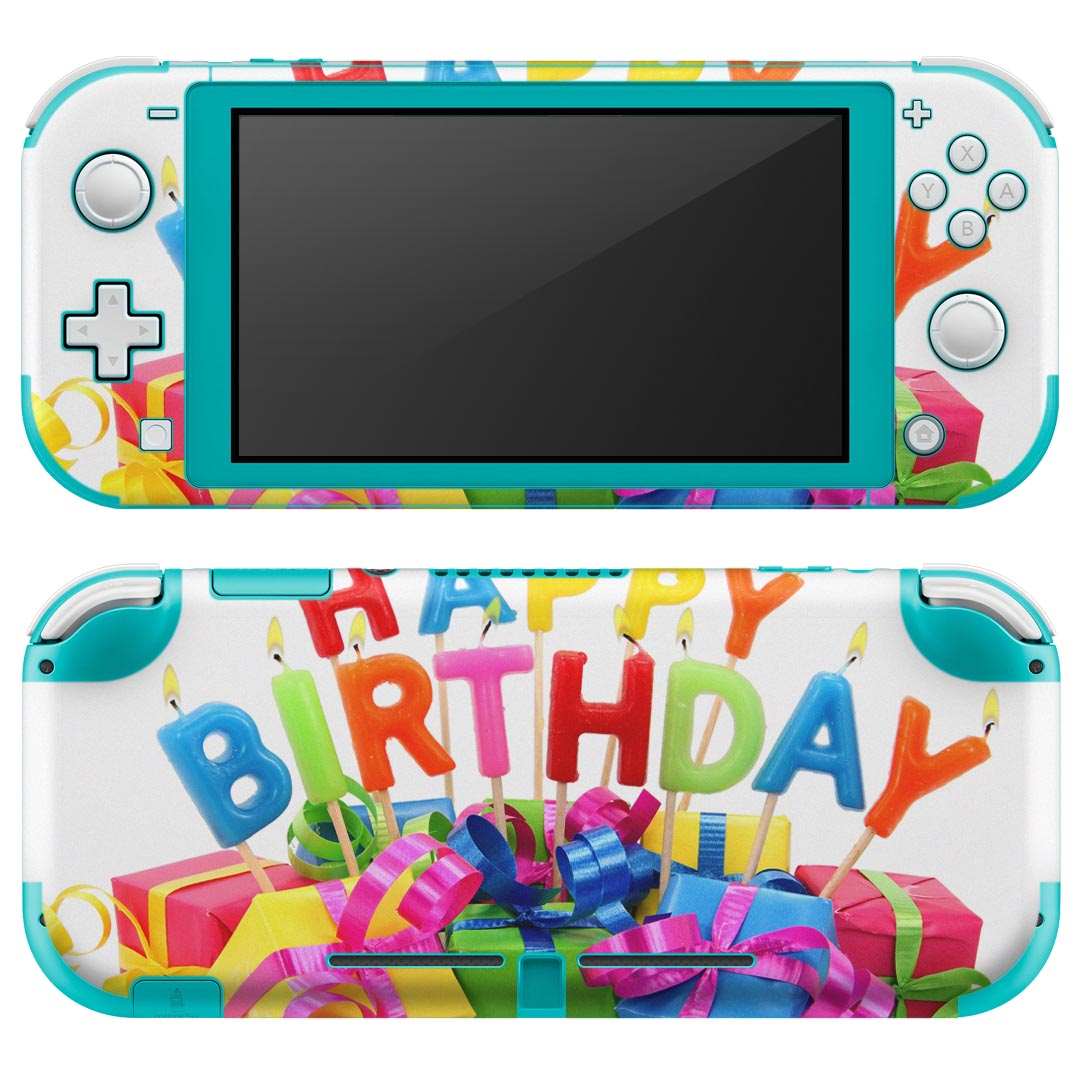 igsticker Nintendo Switch Lite 専用 デザインスキンシール 全面 ニンテンドー スイッチ ライト 専用 ゲーム機 カバー アクセサリー フィルム ステッカー エアフリー 001600 誕生日 カラフル