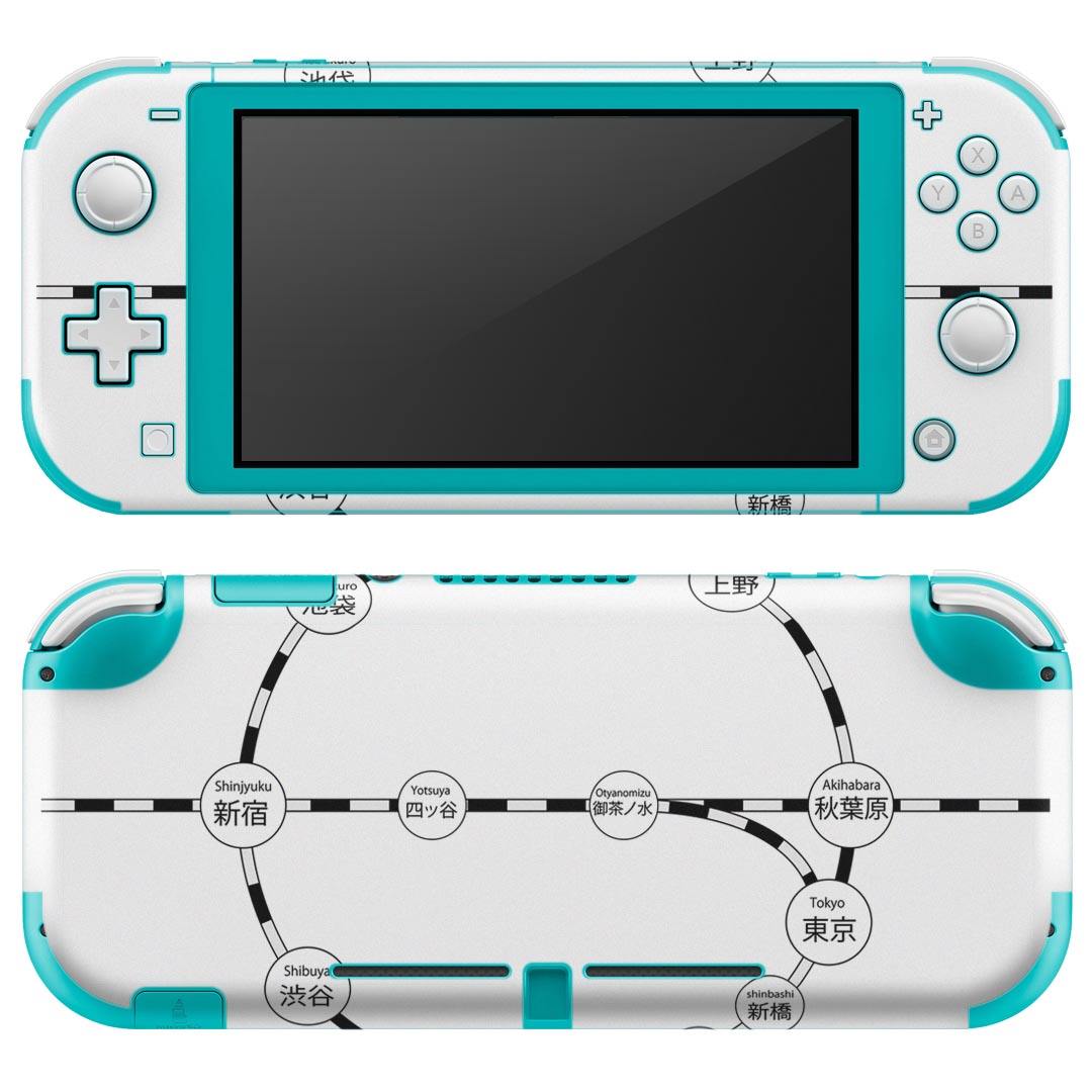 igsticker Nintendo Switch Lite 専用 デザインスキンシール 全面 ニンテンドー スイッチ ライト 専用 ゲーム機 カバー アクセサリー フィルム ステッカー エアフリー 001622 駅 電車
