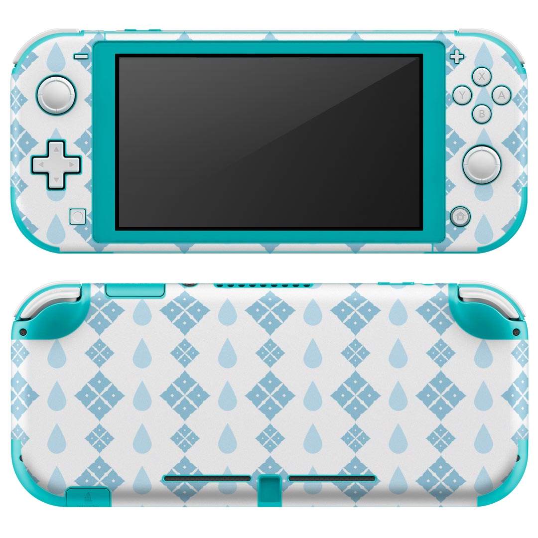 igsticker Nintendo Switch Lite 専用 デザインスキンシール 全面 ニンテンドー スイッチ ライト 専用 ゲーム機 カバー アクセサリー フィルム ステッカー エアフリー 001630 水玉 ドット