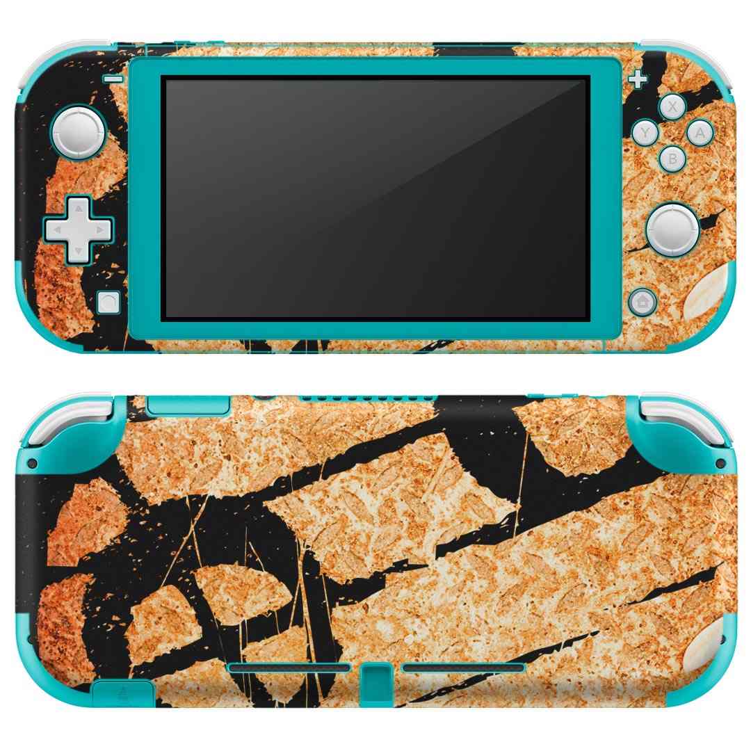 igsticker Nintendo Switch Lite 専用 デザインスキンシール 全面 ニンテンドー スイッチ ライト 専用 ゲーム機 カバー アクセサリー フィルム ステッカー エアフリー 001639 音符 音楽