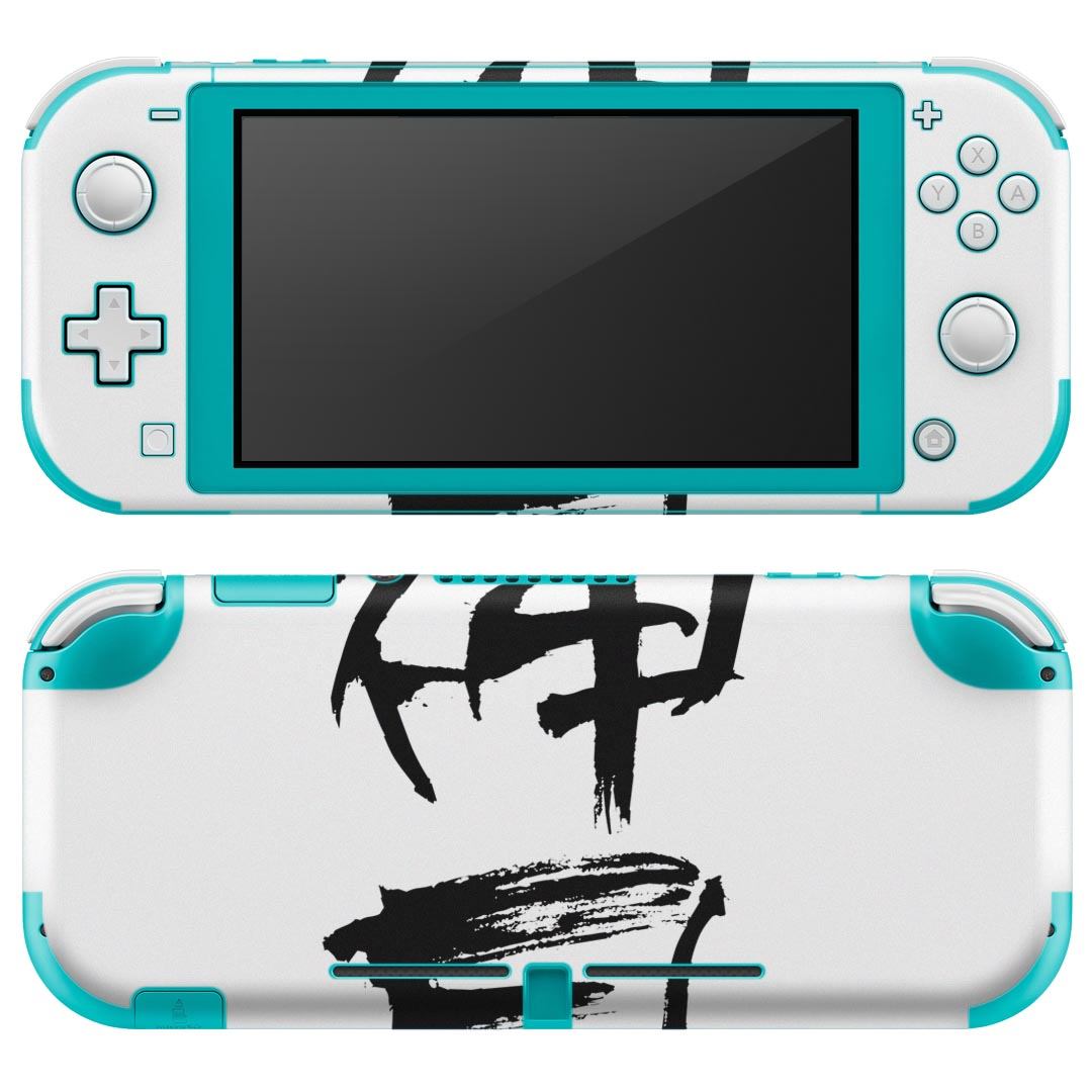 igsticker Nintendo Switch Lite 専用 デザインスキンシール 全面 ニンテンドー スイッチ ライト 専用 ゲーム機 カバー アクセサリー フィルム ステッカー エアフリー 001654 日本語・和柄 日本語　漢字