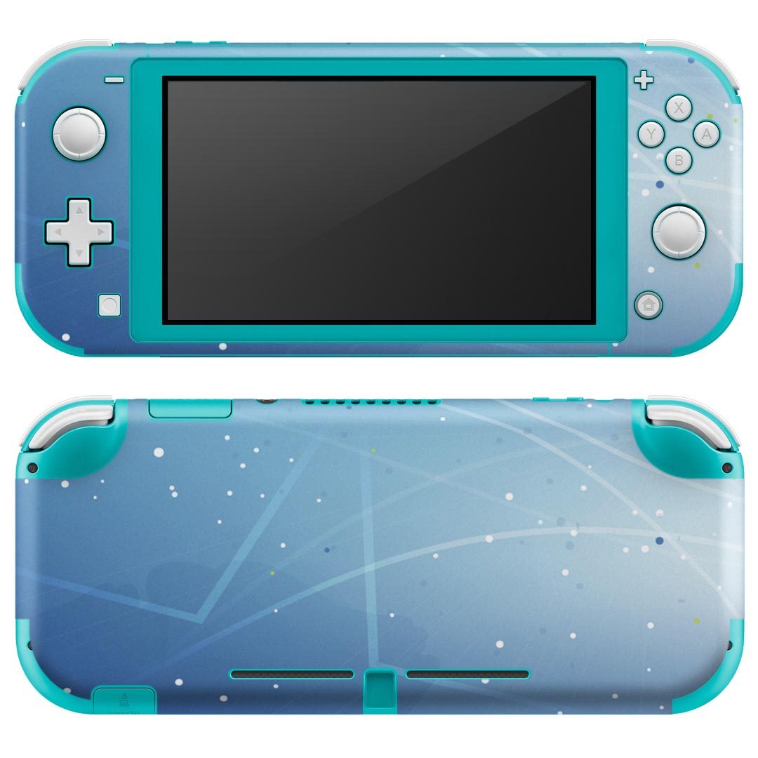 igsticker Nintendo Switch Lite 専用 デザインスキンシール 全面 ニンテンドー スイッチ ライト 専用 ゲーム機 カバー アクセサリー フィルム ステッカー エアフリー 001735 星 スター 星空