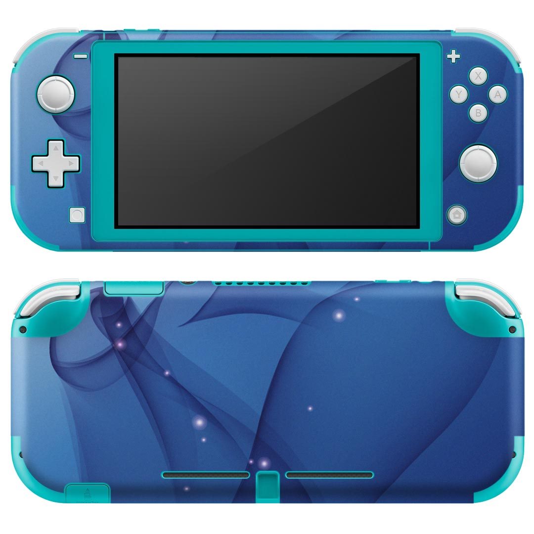 igsticker Nintendo Switch Lite 専用 デザインスキンシール 全面 ニンテンドー スイッチ ライト 専用 ゲーム機 カバー アクセサリー フィルム ステッカー エアフリー 001736 キラキラ　レース