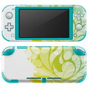 igsticker Nintendo Switch Lite 専用 デザインスキンシール 全面 ニンテンドー スイッチ ライト 専用 ゲーム機 カバー アクセサリー フィルム ステッカー エアフリー 001739 花(2)