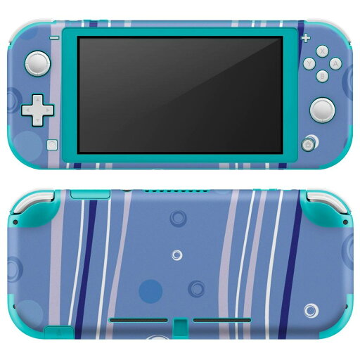 igsticker Nintendo Switch Lite 専用 デザインスキンシール 全面 ニンテンドー スイッチ ライト 専用 ゲーム機 カバー アクセサリー フィルム ステッカー エアフリー 001772 シンプル 模様 青 igsticker Nintendo Switch Lite 専用 デザインスキンシール 全面 ニンテンドー スイッチ ライト 専用 ゲーム機 カバー アクセサリー フィルム ステッカー エアフリー 001772 シンプル 模様 青