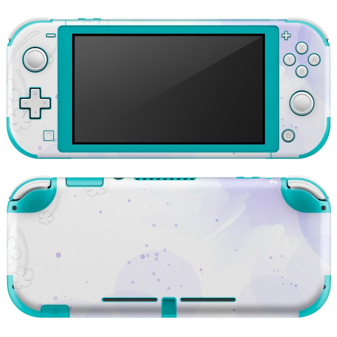 製品名 Nintendo Switch Lite専用 デザインスキンシール セット内容 Nintendo Switch Lite本体用スキンシール（裏表）各1枚 ※液晶側シールは2パーツに分かれていますニンテンドースイッチライト専用です。据え置き機のSwitch本体やJoyコンには対応していません。 商品特徴 3M社製の再剥離性シートを素材に採用し、細かな位置調整がしやすく貼り直しが容易です。また、エアフリーでもありますので気泡が簡単に逃げるので、キレイに貼ることができます。専用の業務プリンターを使い、商品画像と遜色のない美しい印刷仕上がり。 注意事項 画像はサンプルですので、ご覧の環境によっては多少色味に違いを感じる場合がございます。 イメージと違った、モニターと色味が異なるという理由での交換や返金はご対応出来かねます。スキンシールのみの販売で、ニンテンドースイッチ本体などは付属しません。シワができた場合、ドライヤーなどで軽く温め、外側に向けてシワを伸ばすように貼ってください。初回貼付時の位置調整や貼り直しは可能ですが、しっかりと押し付けて接着させた後の再剥離、再利用は保証しておりません。また接着部に油分や汚れが付着しますと角の部分は剥がれやすくなりますので、貼付時はあまり触れないようにご注意ください。無地のセミグロスシートにデザインをプリントした商品で、デコなどの加工はございません。 凹凸や光沢があるように見えたり布地や金属を素材にしたように見える商品もありますが、デザインの図版によるものです。印刷時に微妙な画像のズレが生じる場合がございます。ご注文後に1点1点制作する受注生産品の為、不良品以外のご返品や交換は固くお断りします。 商品発送 完全受注生産のハンドメイド商品となりますので、既製品と比べて発送までお時間を頂いています。 基本的に決済確認後2?3営業日、最大で10営業日での発送となります。繁忙期や休業日明けの場合はさらに時間がかかる場合があります。 その際には別途メールにてご連絡致します。メール便の場合、発送日から到着までに2?4日ほどかかる場合が多く、紛失などの保障もご対応できかねます。あらかじめご了承下さい。