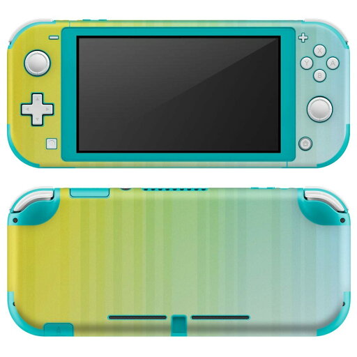 igsticker Nintendo Switch Lite 専用 デザインスキンシール 全面 ニンテンドー スイッチ ライト 専用 ゲーム機 カバー アクセサリー フィルム ステッカー エアフリー 001829 シンプル 緑 黄色 igsticker Nintendo Switch Lite 専用 デザインスキンシール 全面 ニンテンドー スイッチ ライト 専用 ゲーム機 カバー アクセサリー フィルム ステッカー エアフリー 001829 シンプル 緑 黄色