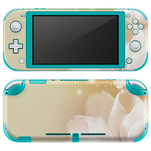 igsticker Nintendo Switch Lite 専用 デザインスキンシール 全面 ニンテンドー スイッチ ライト 専用 ゲーム機 カバー アクセサリー フィルム ステッカー エアフリー 001890 花 白 igsticker Nintendo Switch Lite 専用 デザインスキンシール 全面 ニンテンドー スイッチ ライト 専用 ゲーム機 カバー アクセサリー フィルム ステッカー エアフリー 001890 花 白