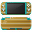 igsticker Nintendo Switch Lite 専用 デザインスキンシール 全面 ニンテンドー スイッチ ライト 専用 ゲーム機 カバー アクセサリー フィルム ステッカー エアフリー 001894 花 ボーダー 黄色(2)