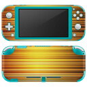 igsticker Nintendo Switch Lite 専用 デザインスキンシール 全面 ニンテンドー スイッチ ライト 専用 ゲーム機 カバー アクセサリー フィルム ステッカー エアフリー 001921 シンプル　オレンジ