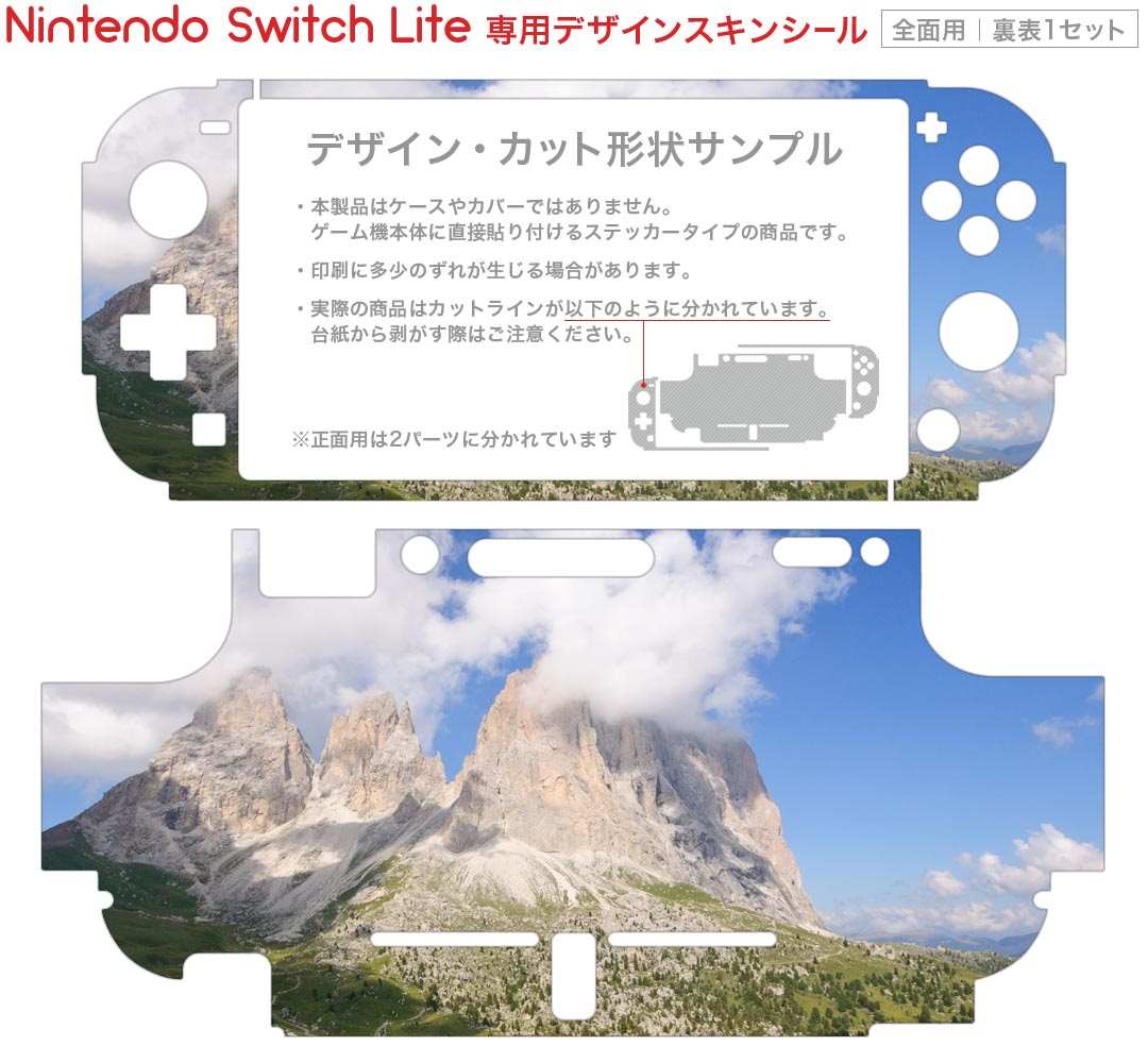 igsticker Nintendo Switch Lite 専用 デザインスキンシール 全面 ニンテンドー スイッチ ライト 専用 ゲーム機 カバー アクセサリー フィルム ステッカー エアフリー 003260 クール 外国　写真　景色　風景
