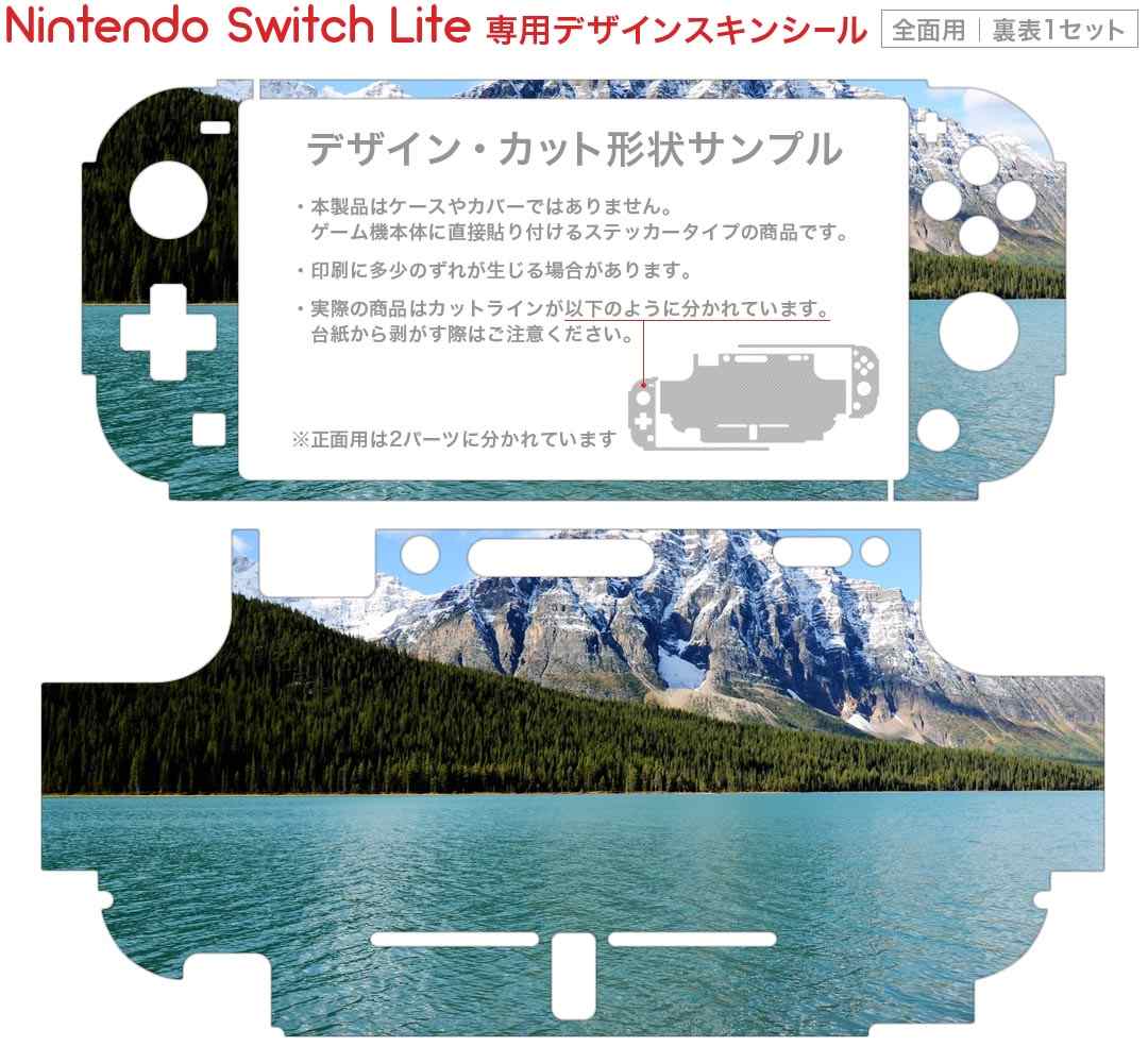 igsticker Nintendo Switch Lite 専用 デザインスキンシール 全面 ニンテンドー スイッチ ライト 専用 ゲーム機 カバー アクセサリー フィルム ステッカー エアフリー 003291 外国　写真　景色　風景