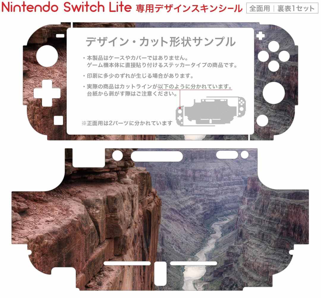 igsticker Nintendo Switch Lite 専用 デザインスキンシール 全面 ニンテンドー スイッチ ライト 専用 ゲーム機 カバー アクセサリー フィルム ステッカー エアフリー 003297 クール 外国　写真　景色　風景