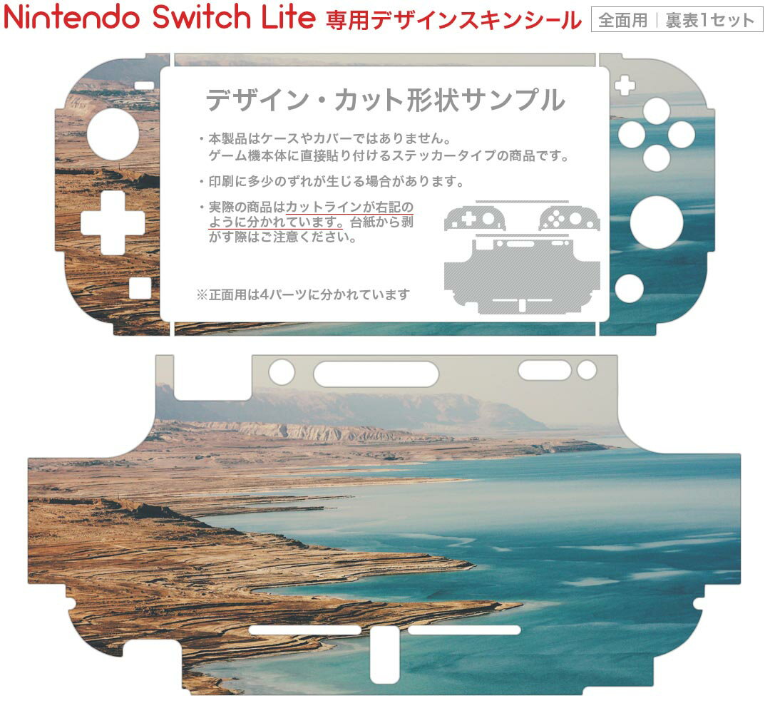 igsticker Nintendo Switch Lite 専用 デザインスキンシール 全面 ニンテンドー スイッチ ライト 専用 ゲーム機 カバー アクセサリー フィルム ステッカー エアフリー 023198 海　景色　写真