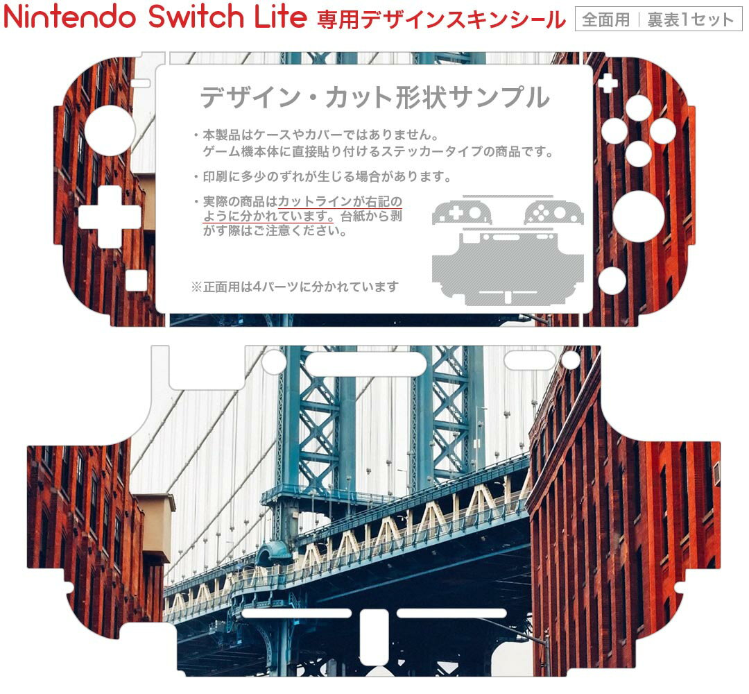igsticker Nintendo Switch Lite 専用 デザインスキンシール 全面 ニンテンドー スイッチ ライト 専用 ゲーム機 カバー アクセサリー フィルム ステッカー エアフリー 023385 風景　写真
