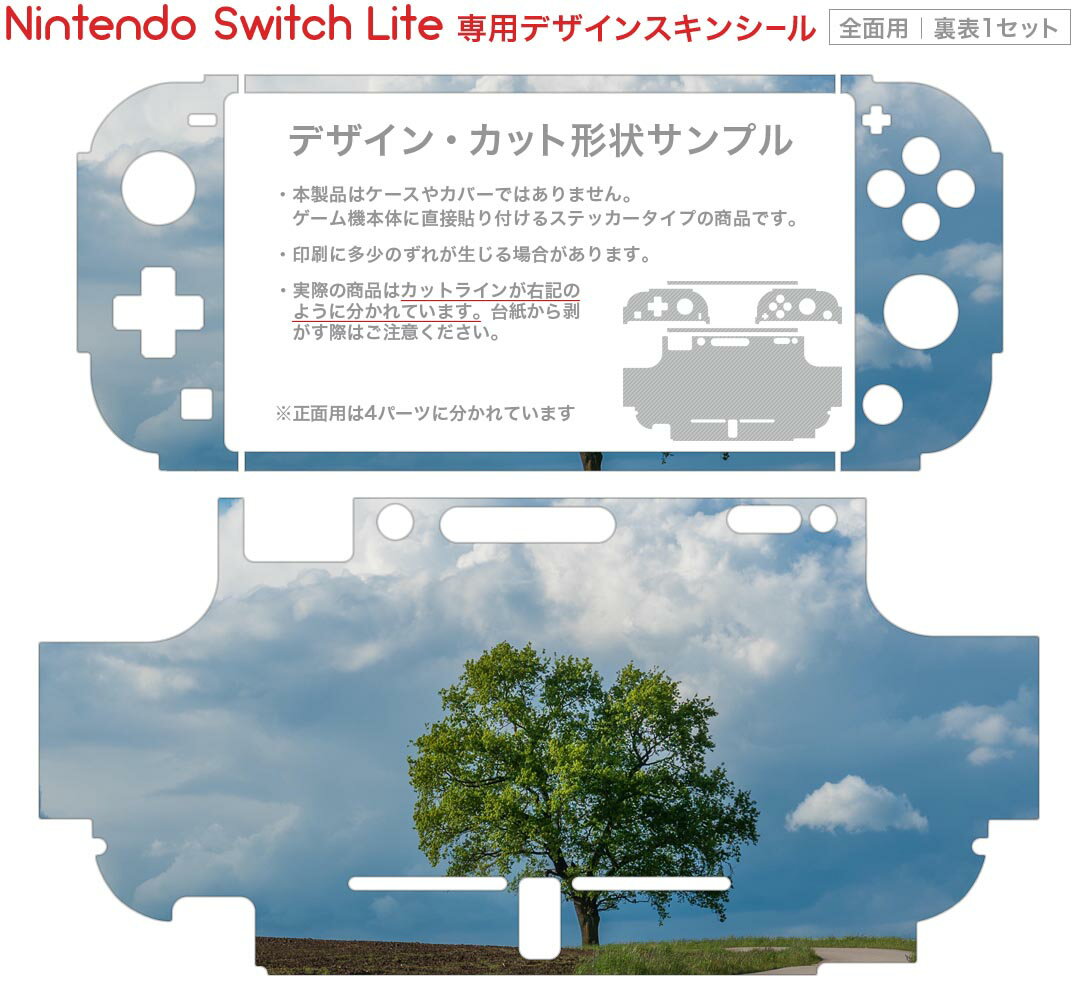 igsticker Nintendo Switch Lite 専用 デザインスキンシール 全面 ニンテンドー スイッチ ライト 専用 ゲーム機 カバー アクセサリー フィルム ステッカー エアフリー 023492 景色　自然　写真