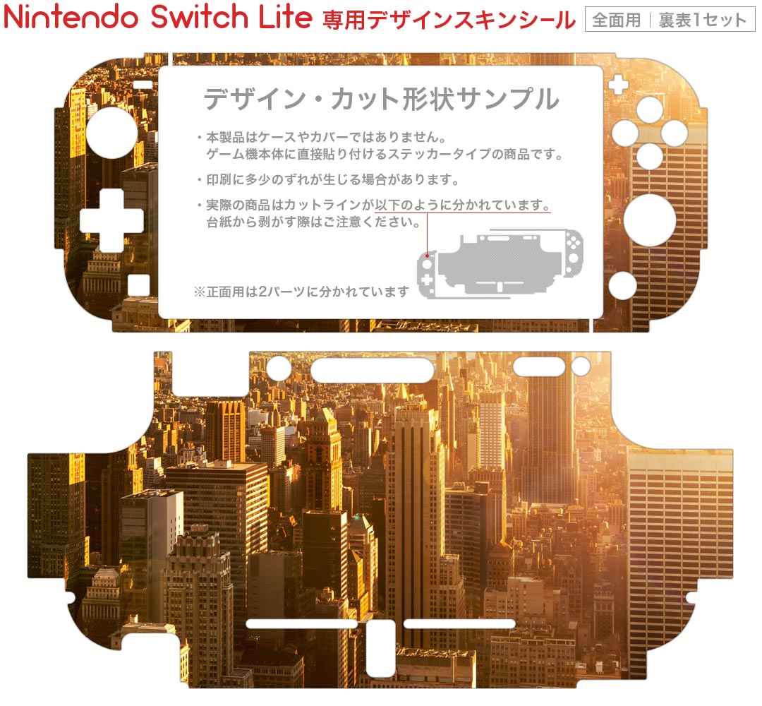 igsticker Nintendo Switch Lite 専用 デザインスキンシール 全面 ニンテンドー スイッチ ライト 専用 ゲーム機 カバー アクセサリー フィルム ステッカー エアフリー 014737 風景　景色　写真