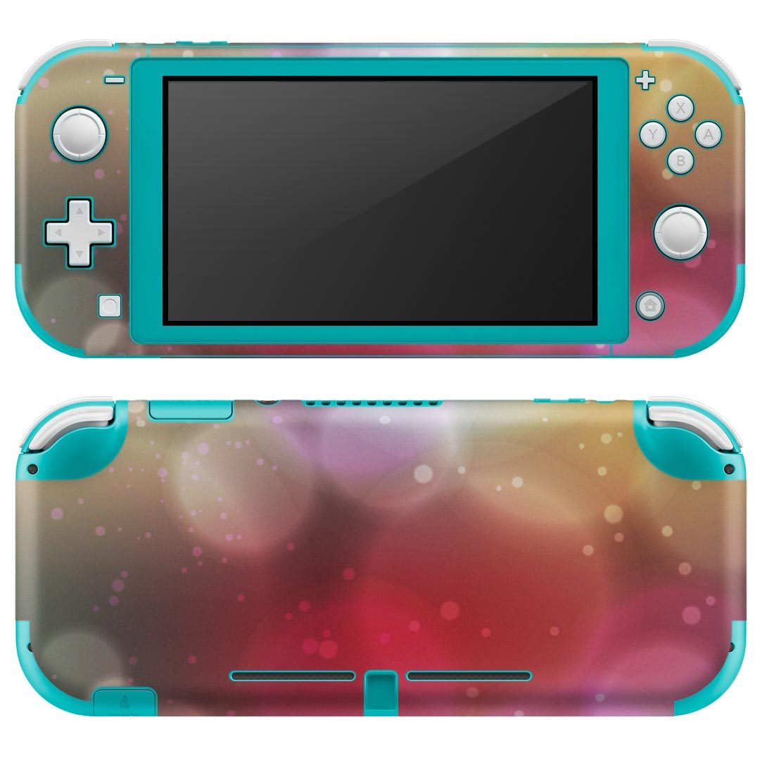 igsticker Nintendo Switch Lite 専用 デザインスキンシール 全面 ニンテンドー スイッチ ライト 専用 ゲーム機 カバー アクセサリー フィルム ステッカー エアフリー 002016 シンプル　カラフル