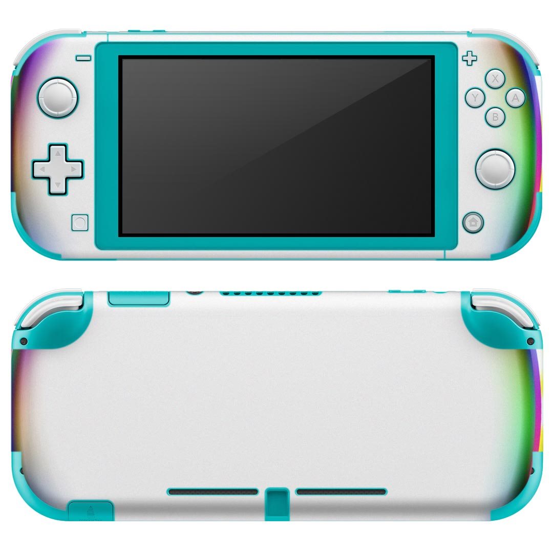igsticker Nintendo Switch Lite 専用 デザインスキンシール 全面 ニンテンドー スイッチ ライト 専用 ゲーム機 カバー アクセサリー フィルム ステッカー エアフリー 002061 カラフル　ネオン