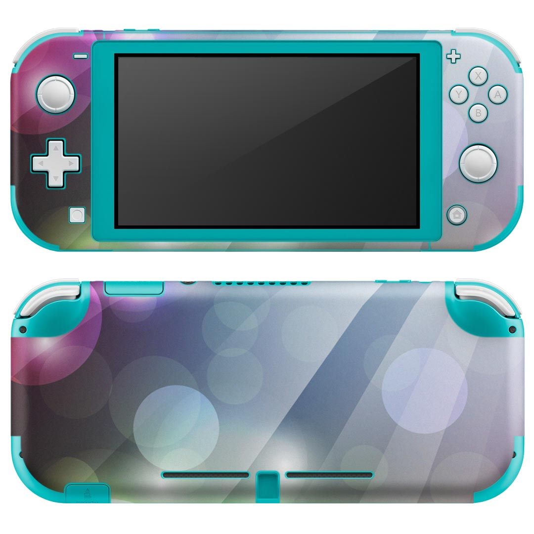 igsticker Nintendo Switch Lite 専用 デザインスキンシール 全面 ニンテンドー スイッチ ライト 専用 ゲーム機 カバー アクセサリー フィルム ステッカー エアフリー 002062 カラフル ネオン