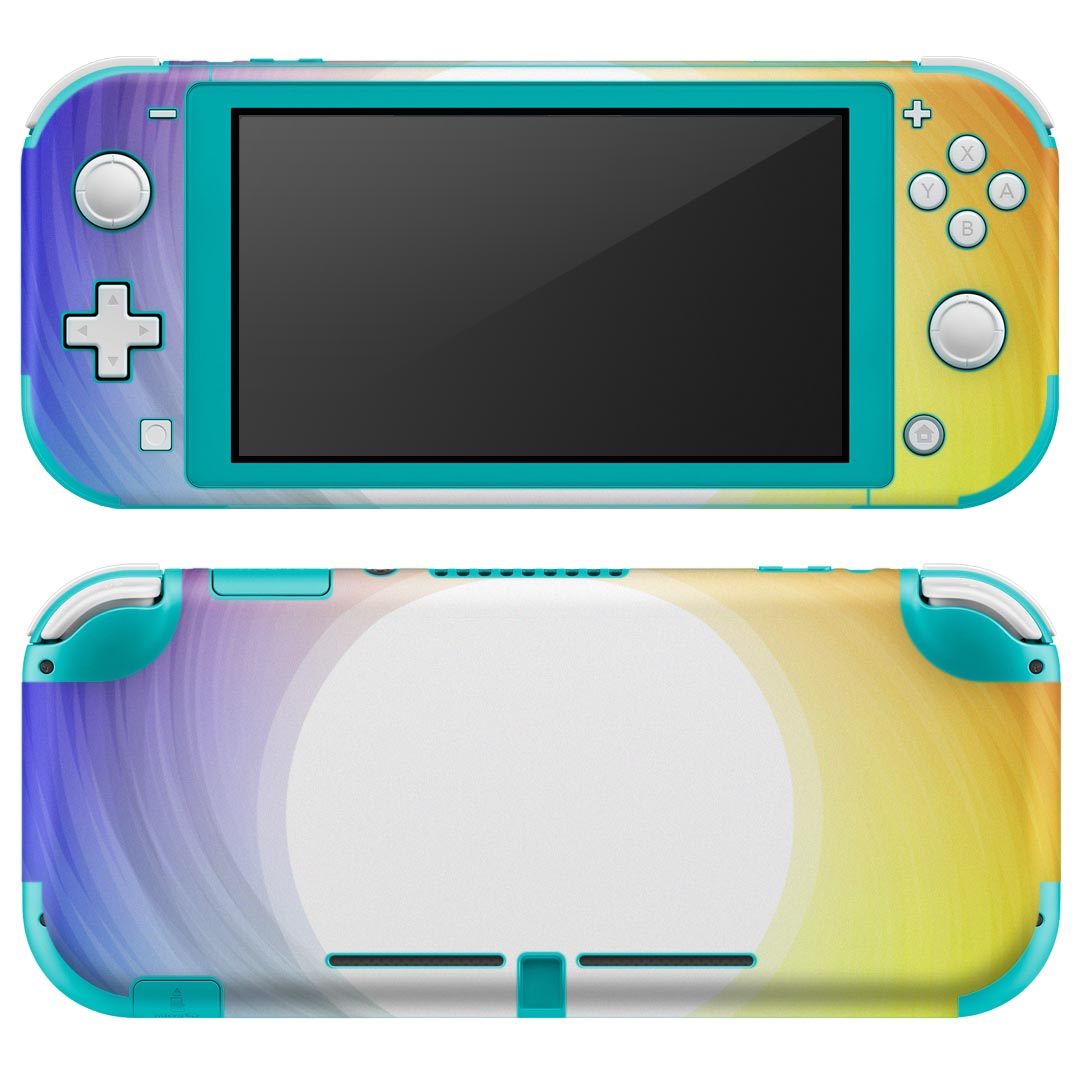 igsticker Nintendo Switch Lite 専用 デザインスキンシール 全面 ニンテンドー スイッチ ライト 専用 ゲーム機 カバー アクセサリー フィルム ステッカー エアフリー 002079 カラフル シンプル
